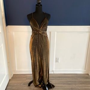Golden light weight romper